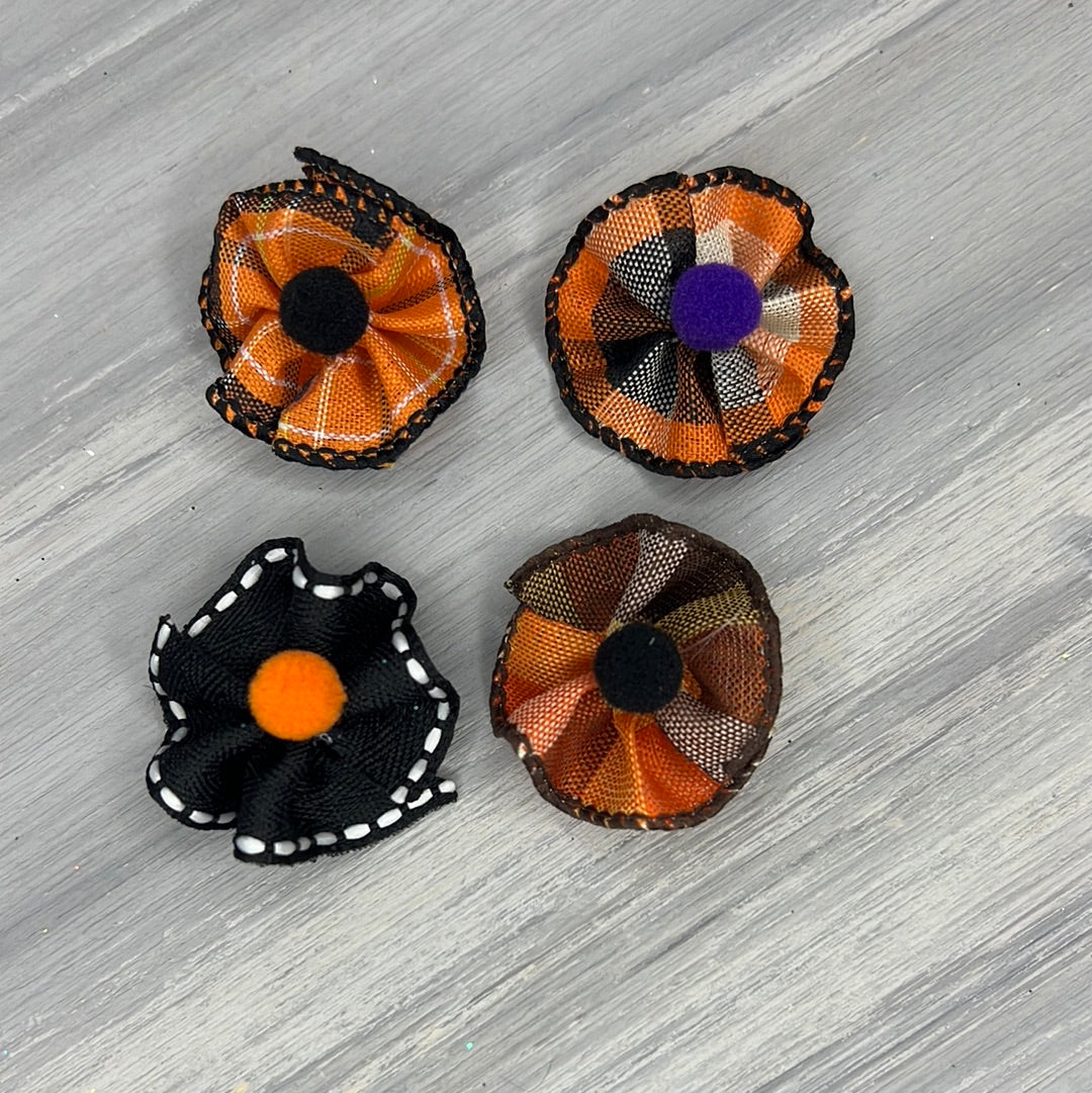 Spooky Plaids - Tiny Tedi - 24 Tiny Bows