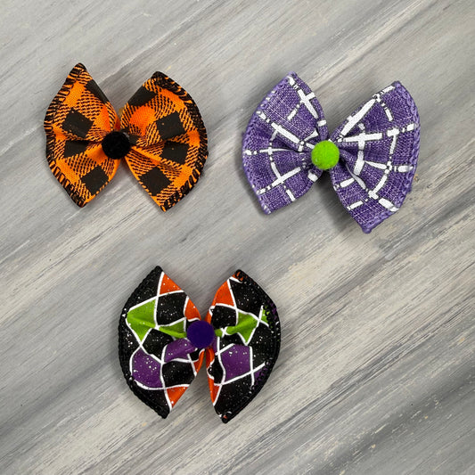 Funky Halloween  - Topsy Turvy - 12 Medium Bows