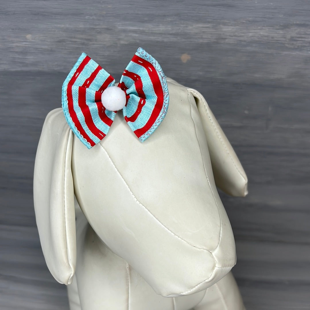 Retro Stripes - Topsy Turvy - 12 Medium Bows