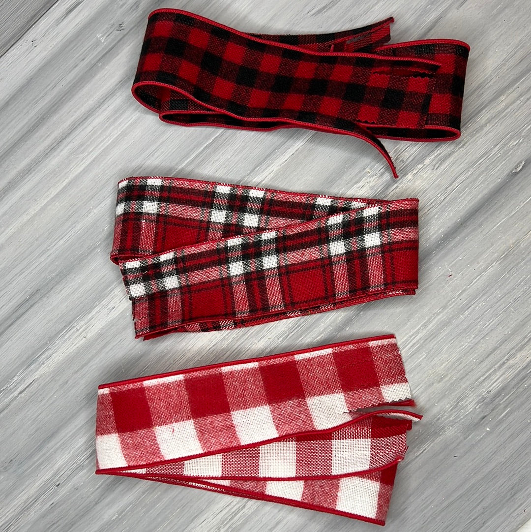 Fireside Flannel - 3 Medium Scarves