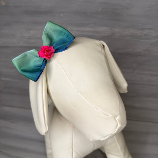 Watercolor Flowers - Classic - 8 Medium Bows