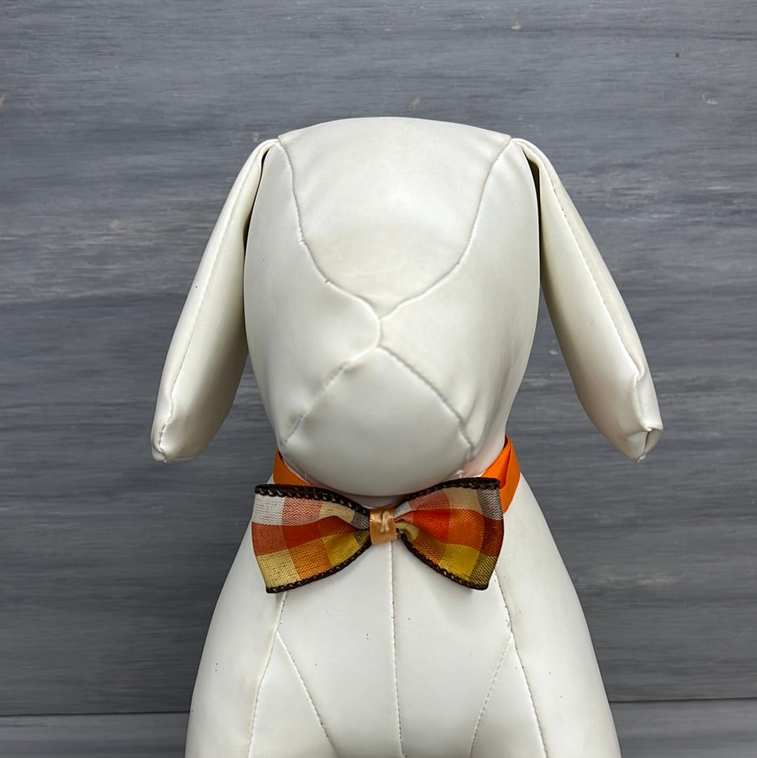 Fall Plaid - 8 Adjustable Bow Tie Neckwear