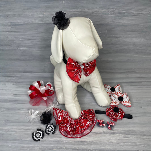 Red, White & Black Collection - Medium - 14 Piece Assortment