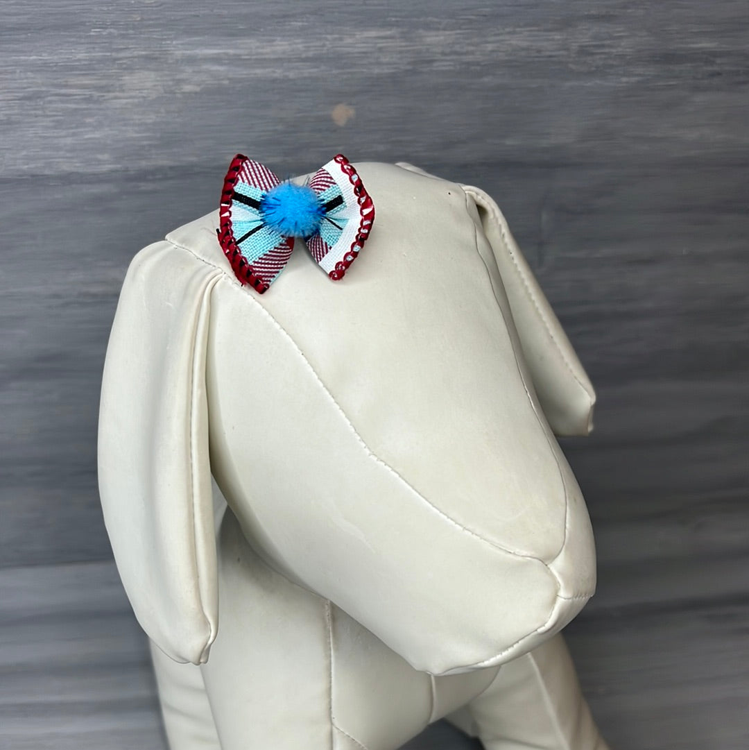 Retro Christmas - Tiny Topsy Turvy - 24 Small Bows