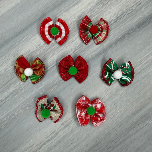 Variety Christmas - Tiny Topsy Turvy - 24 Tiny Bows