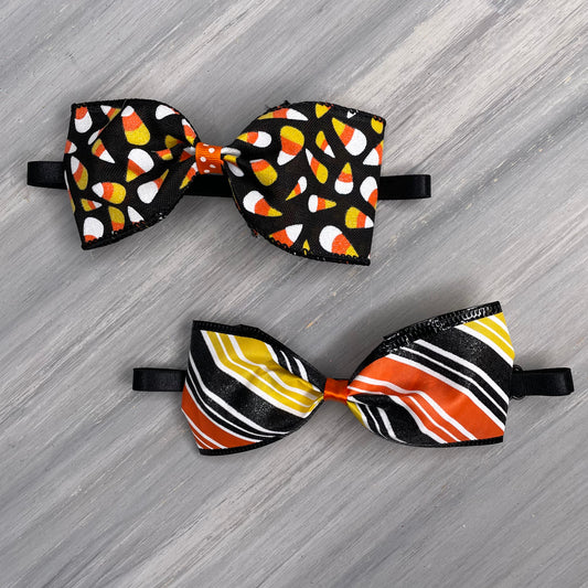 Candy Corn - XL Bow Tie - 2 Extra Large Ties