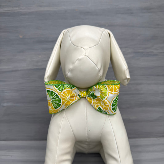 Lemon-Lime - XL Bowtie - 2 Extra Large Ties