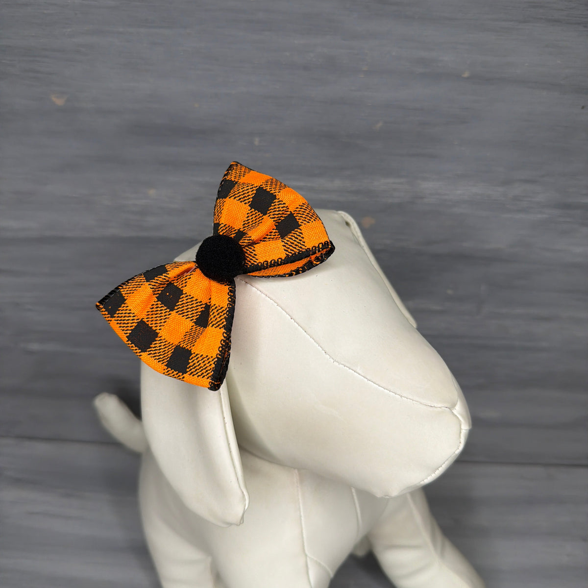 Halloween Plaid - Over the Top - 8 Large Bows