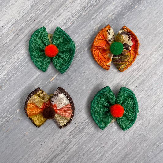 Cozy Fall - Tiny Topsy Turvy - 24 Tiny Bows