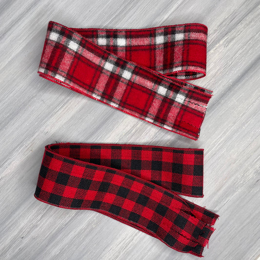 Fireside Flannel - 3 Medium Scarves