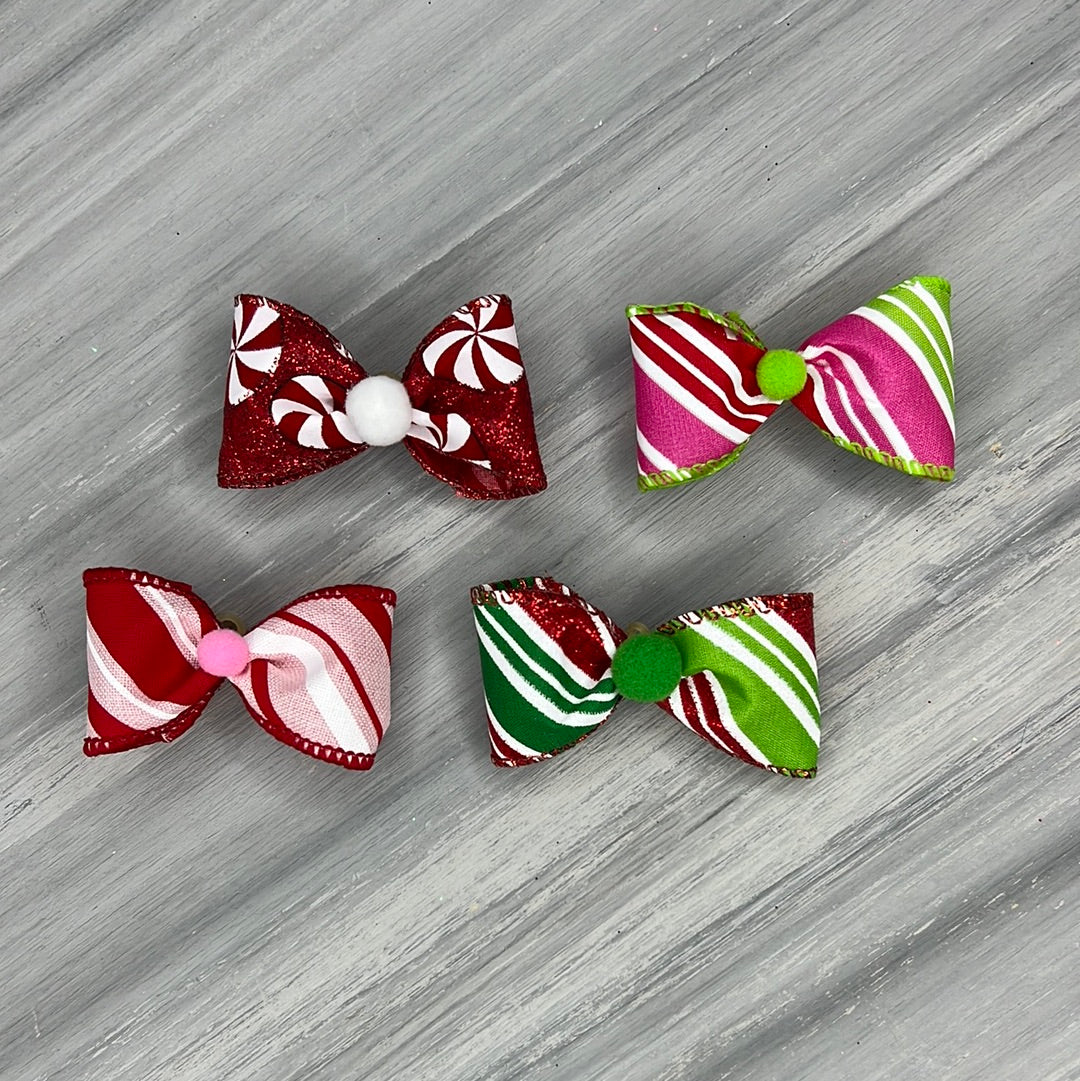 Candy Cane Lane - Classic - 8 Medium Bows