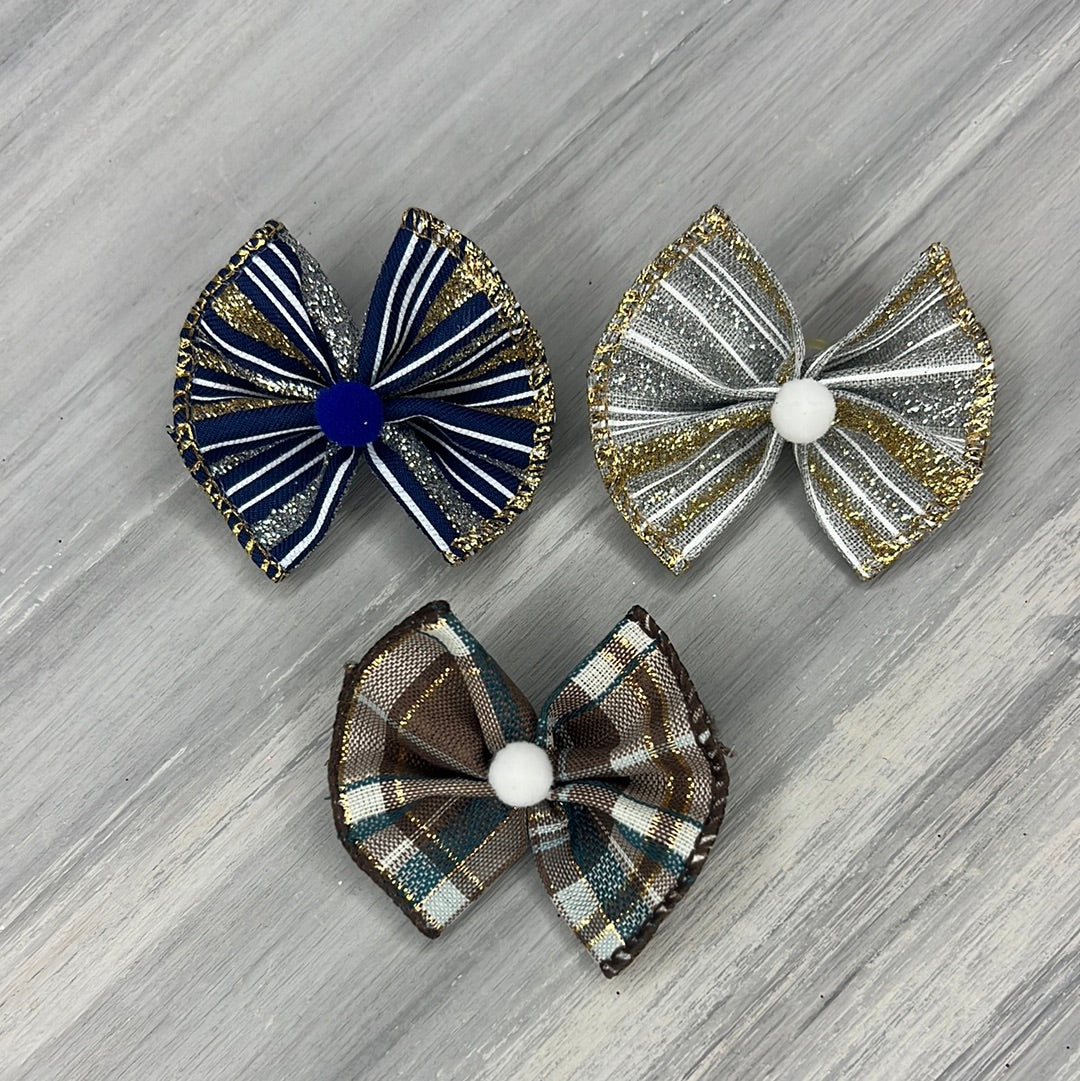 Sparkle Winter - Topsy Turvy - 12 Medium Bows