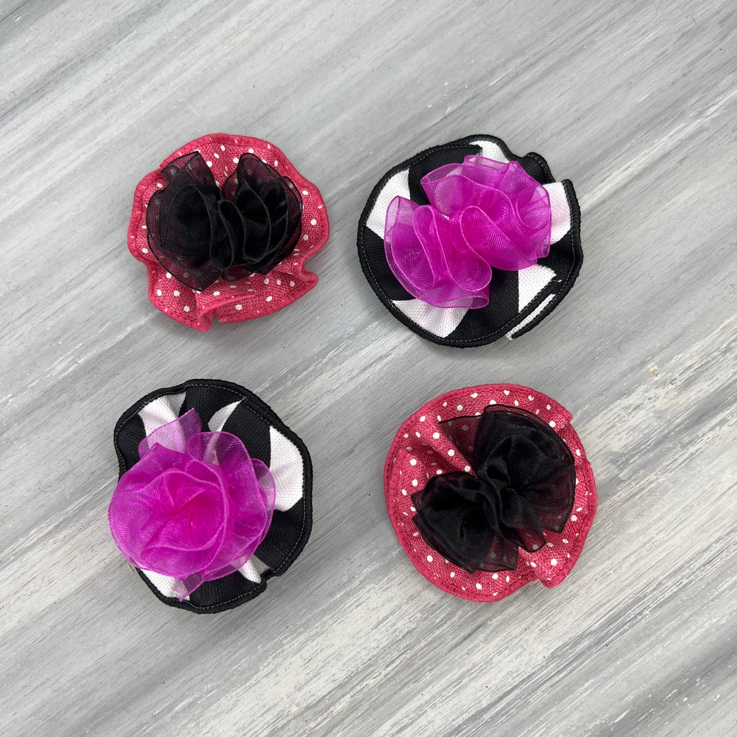 Pretty in Pink - Tedi Bows - 12 Medium Bows