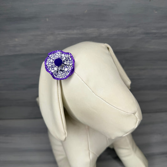 Purple Passion - Tiny Tedi Bows - 24 Tiny Bows