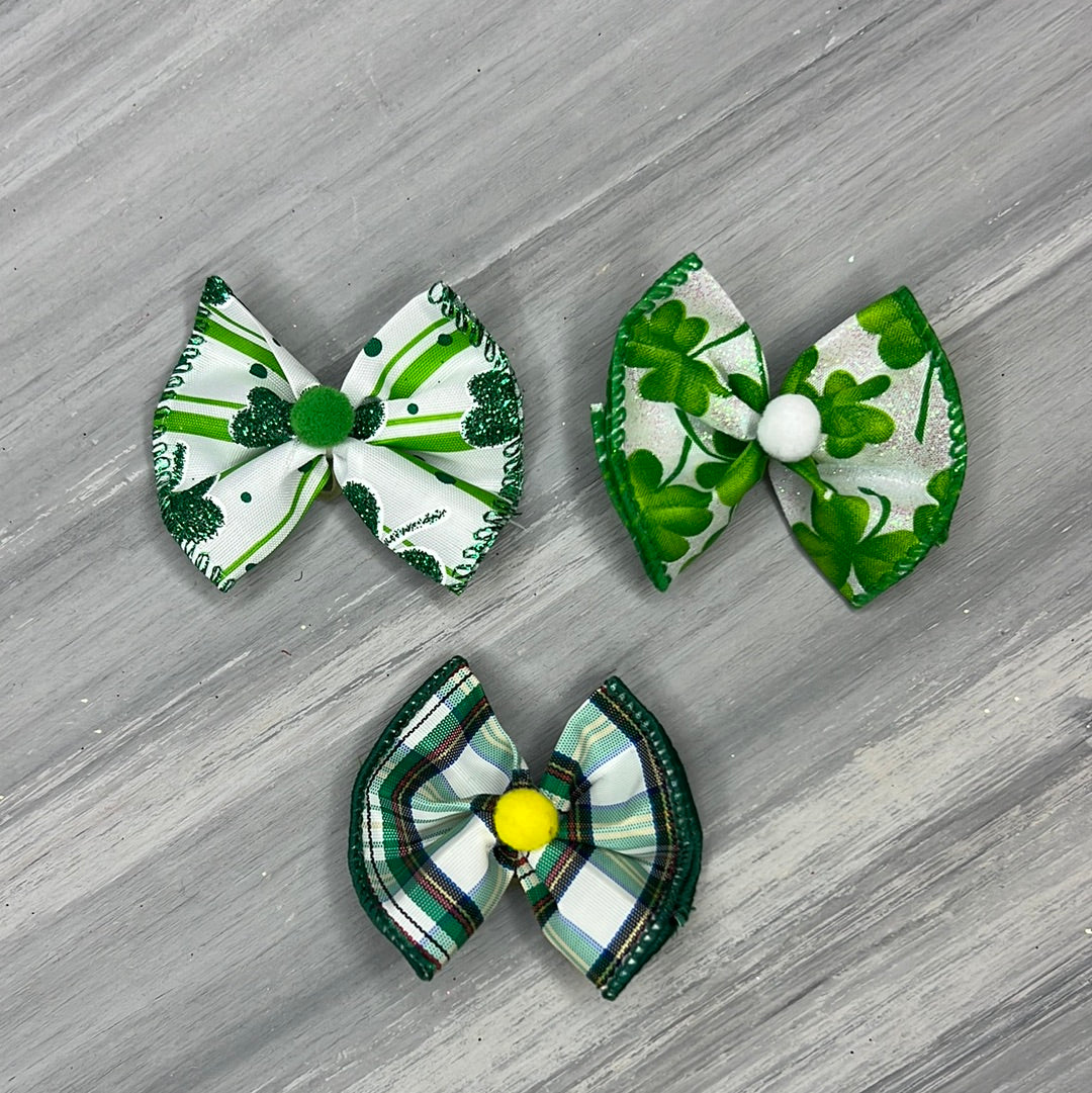 Lucky Me - St. Patrick - Topsy Turvy - 6 Medium Bows