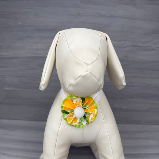 Sweet Peel - 9 Ruffled Pom Neckwear
