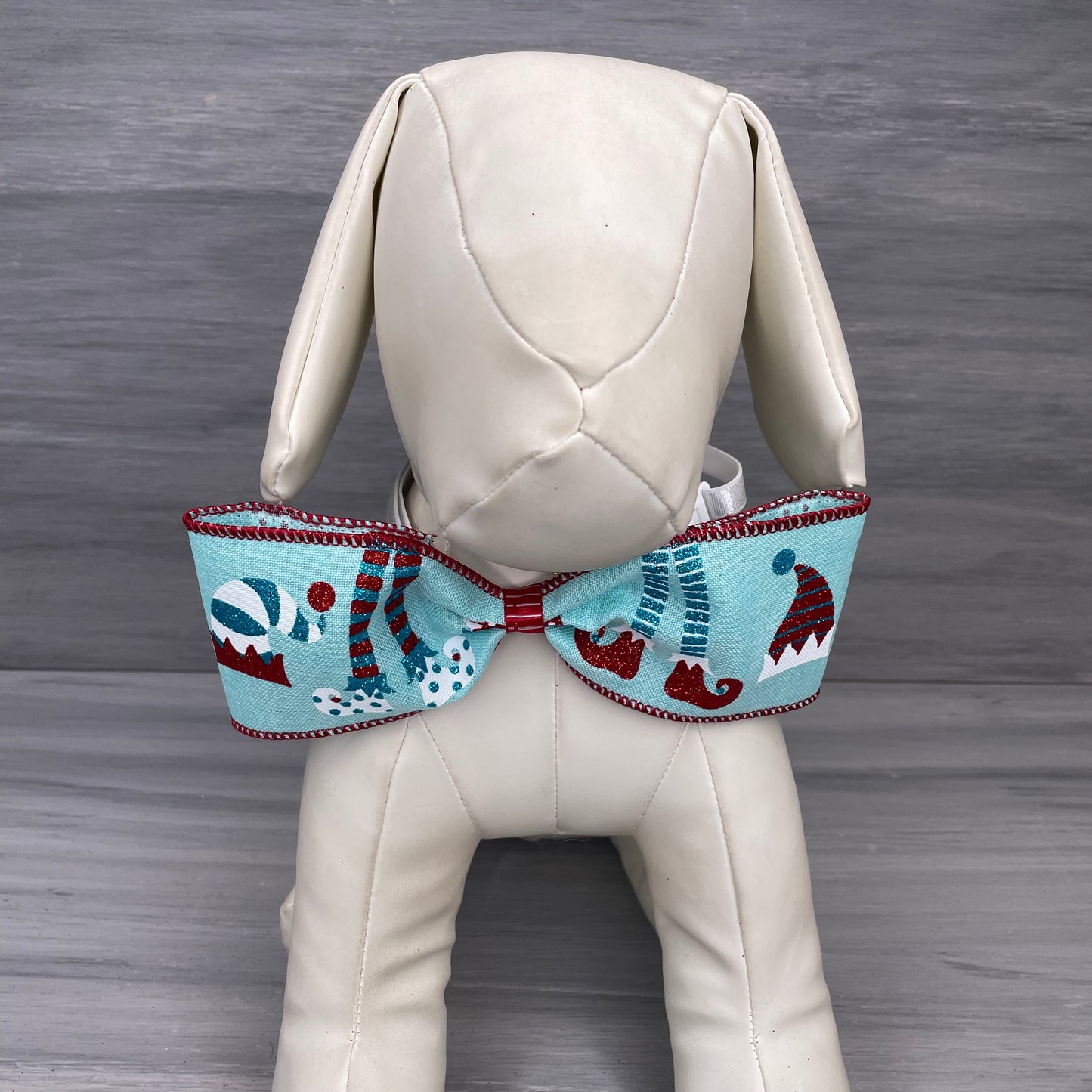 Vintage Christmas - XL Bow Tie - 2 Extra Large Bow Ties