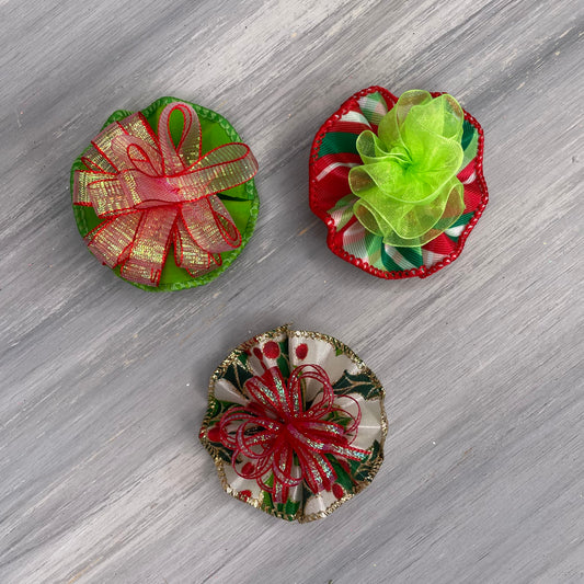 Deck The Halls - Tedi Bow - 12 Medium Bows