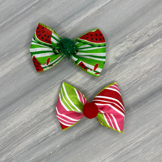 Wacky Watermelon- Over the Top - 6 Large Bows