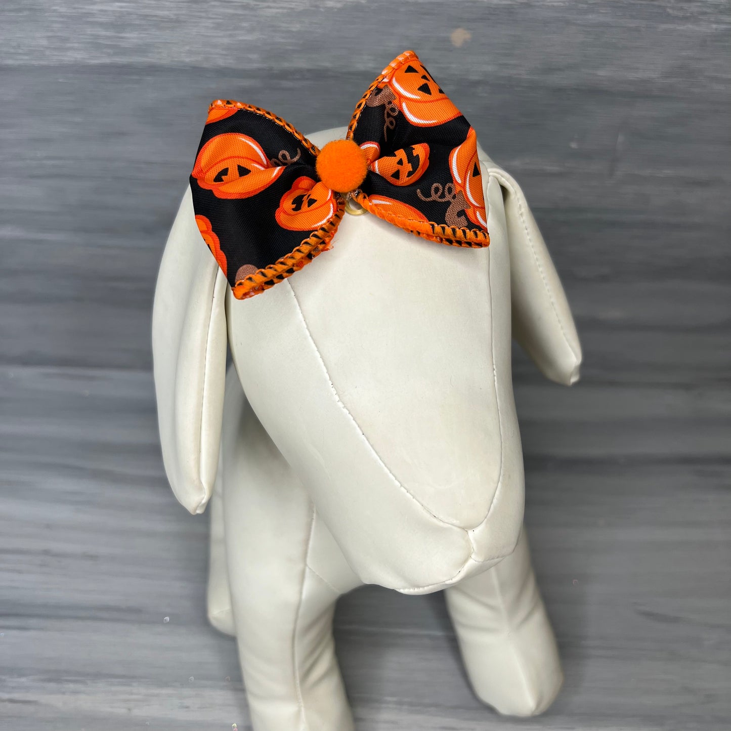 Smiley Pumpkins - Over the Top - 8 Large Bows