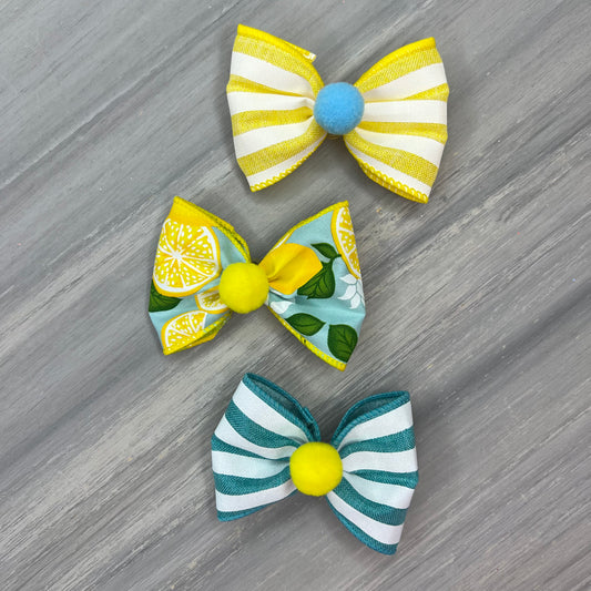 Lucky Lemons - Over the Top - 6 Large Bows