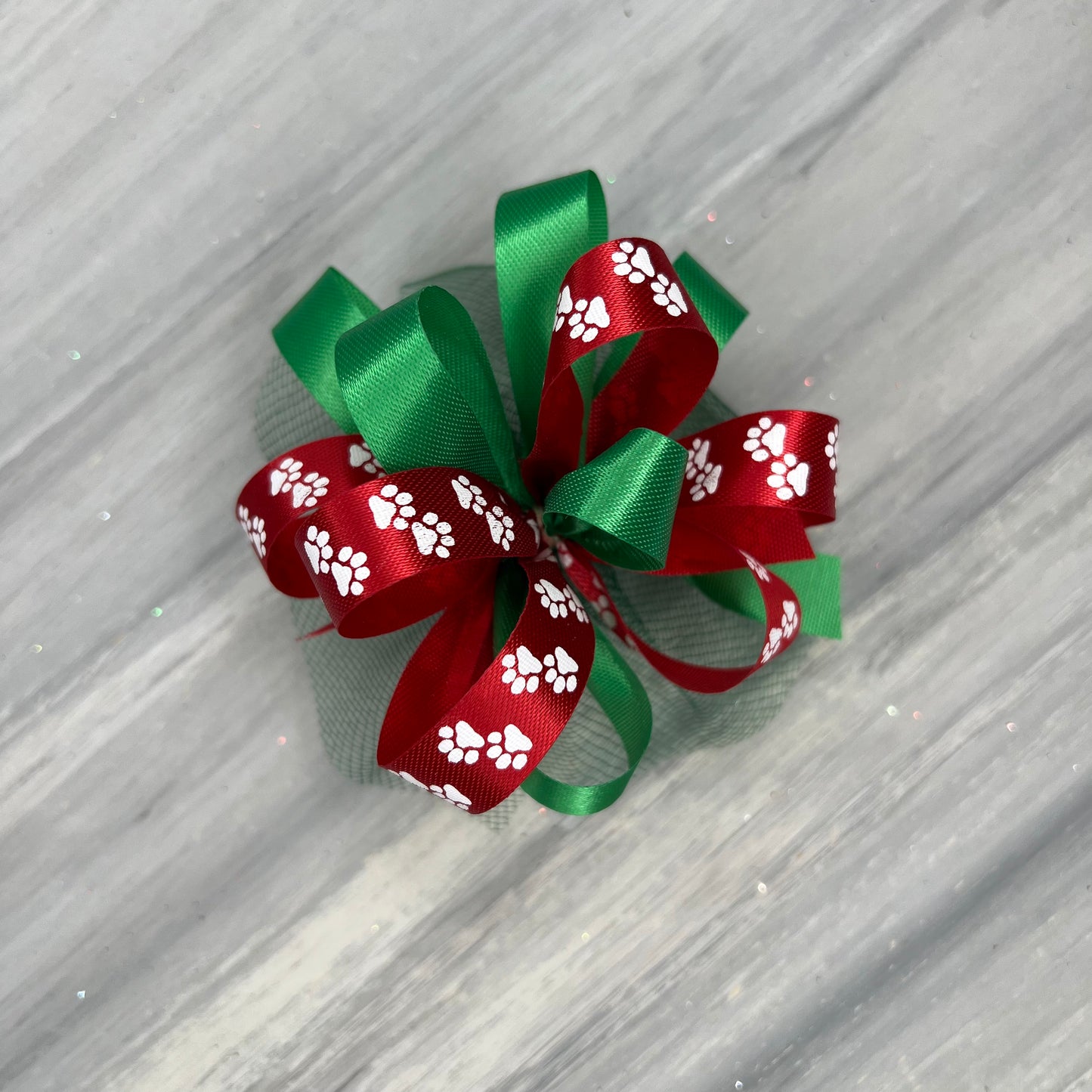 Christmas Collar Bows - 8 Extra Large Bows