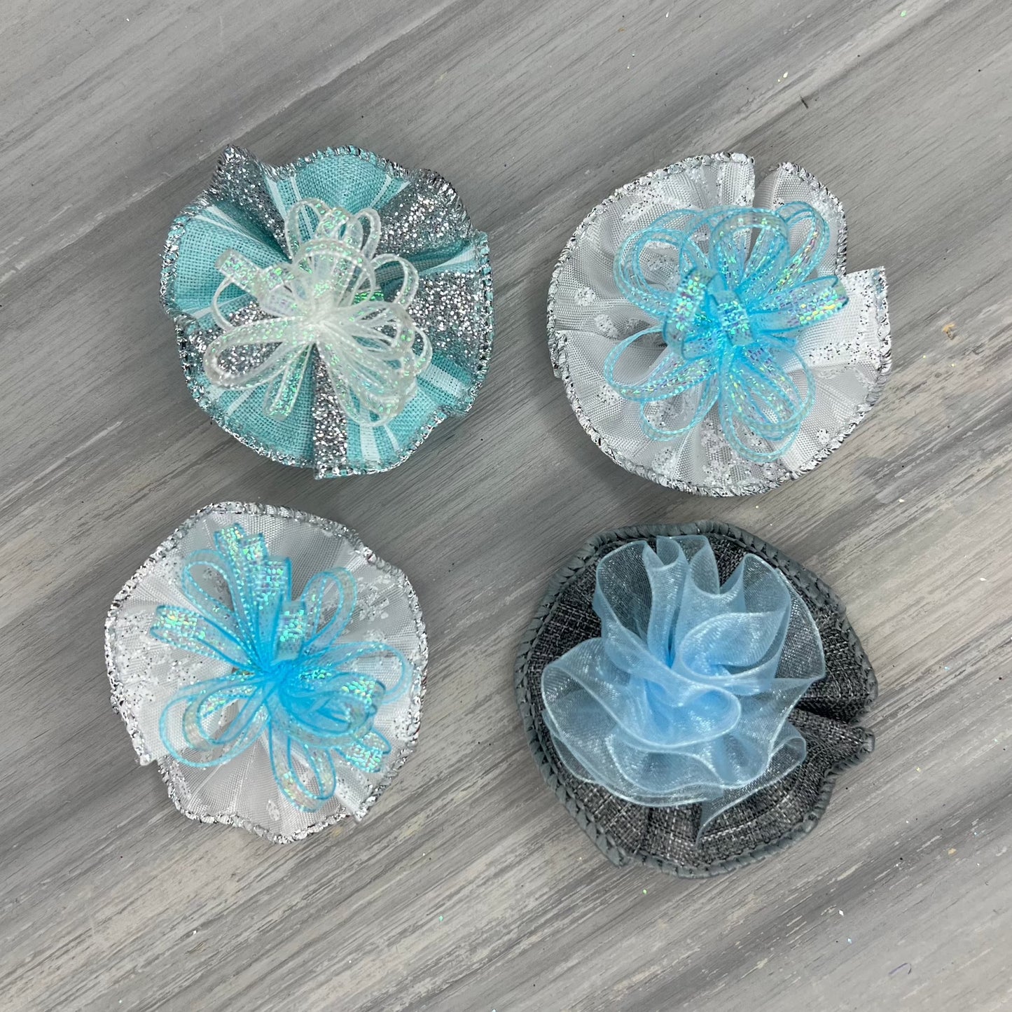 Glacier - Tedi Bows - 12 Medium Bows