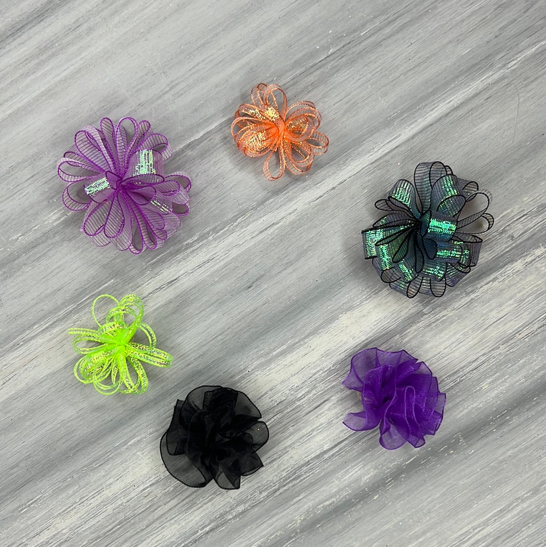 Halloween - Pixie and Puff Collection - 24 Medium Bows