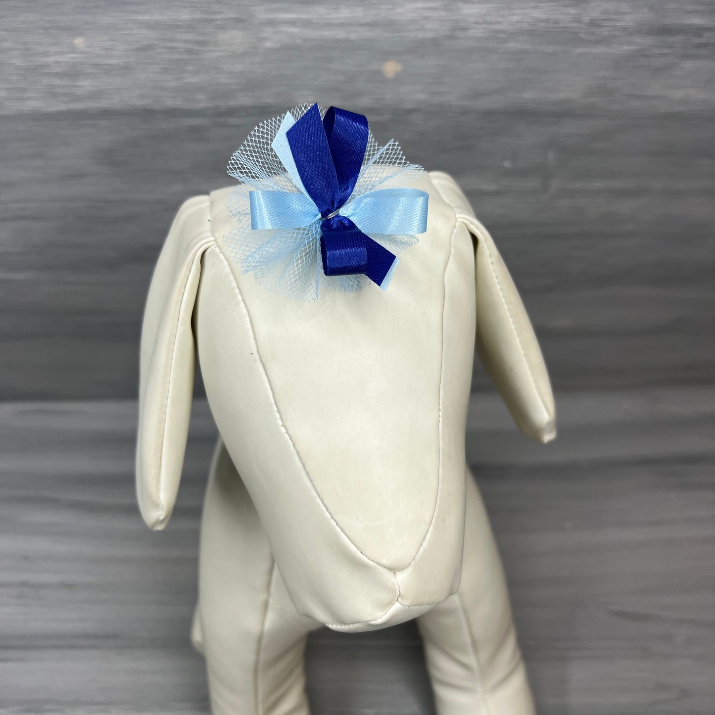 Winter Blue - 24 Medium Tulle Bows