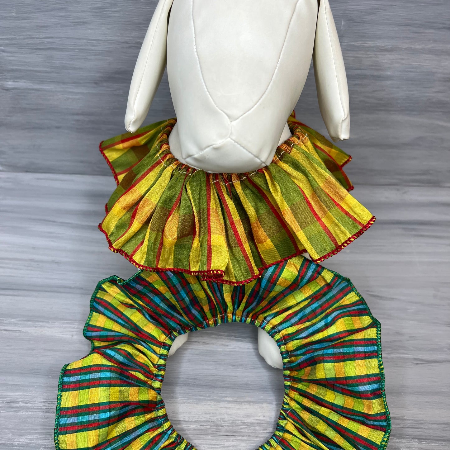 Pretty Plaid - 2 Fancy Frills - Large
