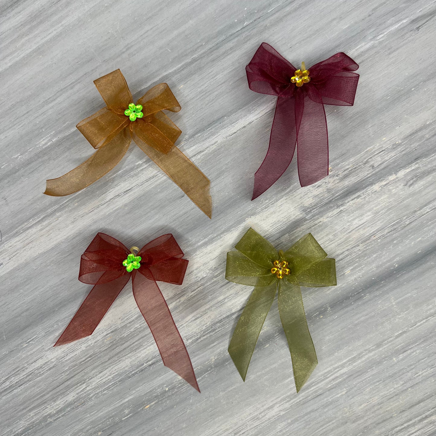 Fall - Lacy Sunday Best - 12 Medium Bows