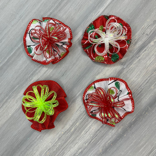 Christmas Lights - Tedi Bows - 12 Medium Bows