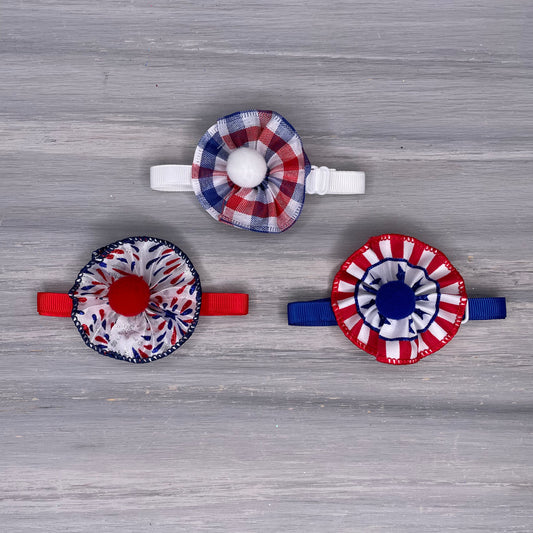 Freedom - 9 Ruffled Pom Neckwear