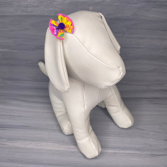 Electric Bloom - Tiny Topsy Turvy - 24 Small Bows