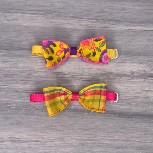 Electric Bloom- 8 Adjustable Bow Tie Neckwear