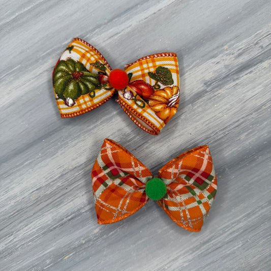Pumpkin Patch - Over the Top - 8 Large Bows