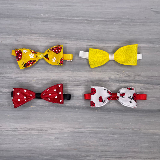 Ladybug - 8 Adjustable Bow Tie Neckwear