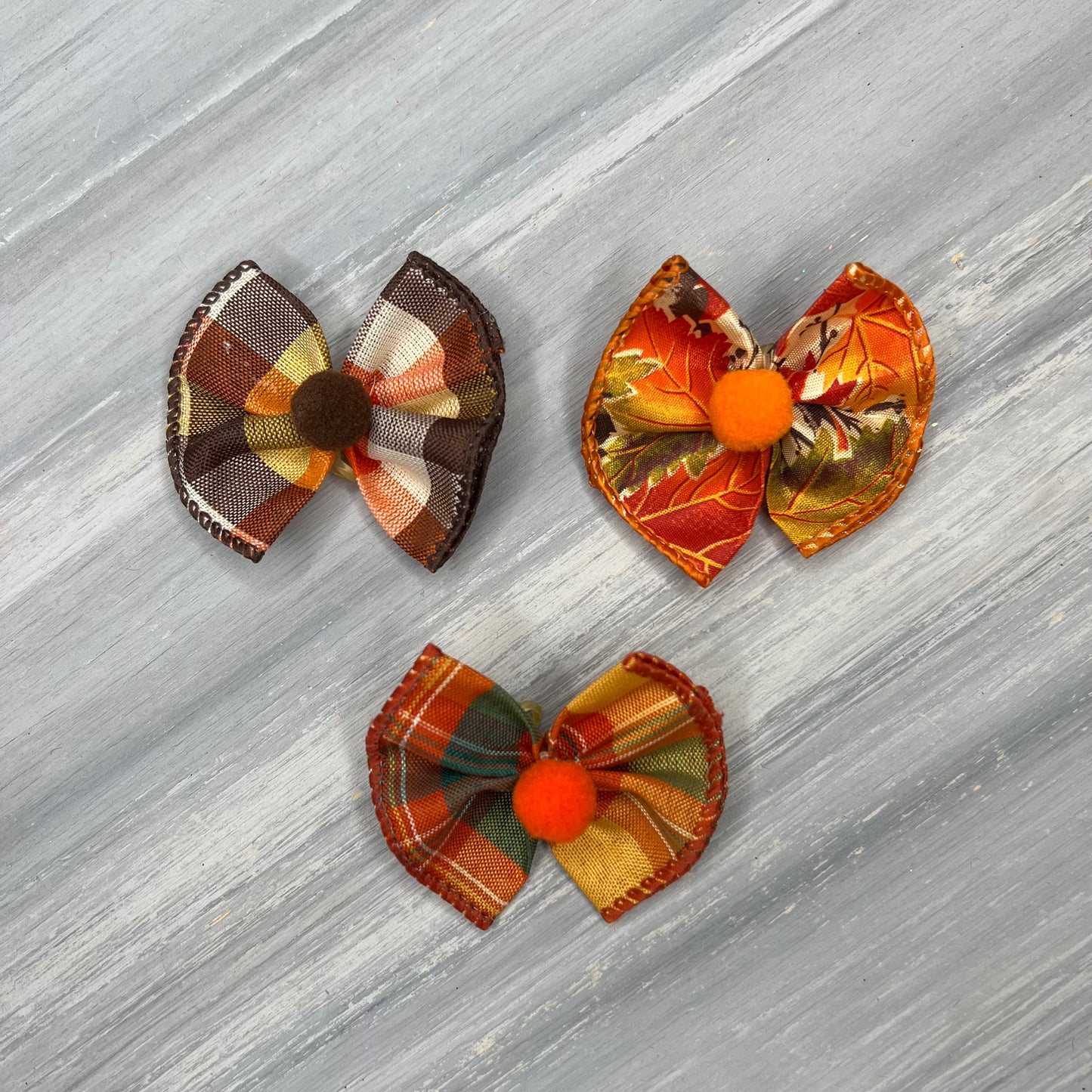 Fall Plaid - Topsy Turvy - 12 Medium Bows