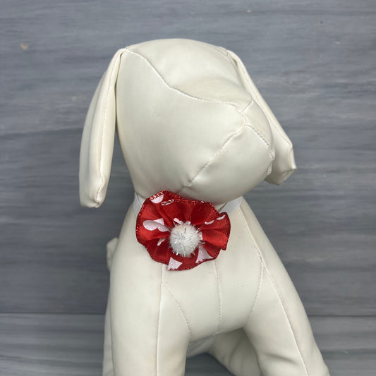 Valentine Love - 9 Ruffled Pom Neckwear