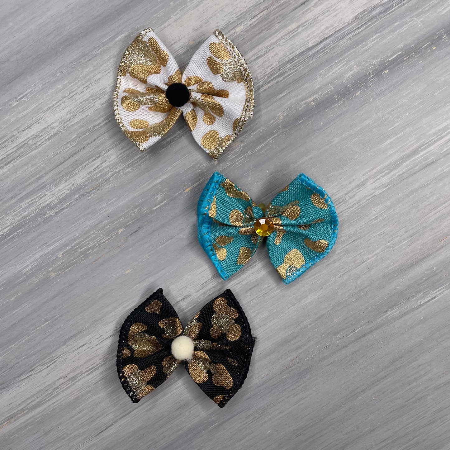Cheetah Party - Topsy Turvy - 12 Medium Bows