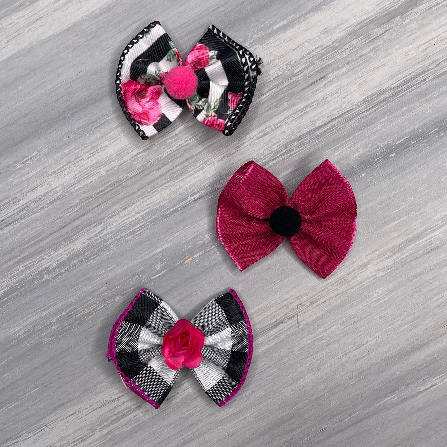 Pink Ladies - Topsy Turvy - 12 Medium Bows