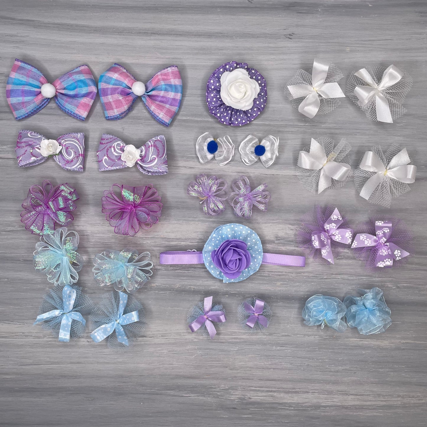 Lavender & Blue Sparkle Collection - 26 Piece Assortment