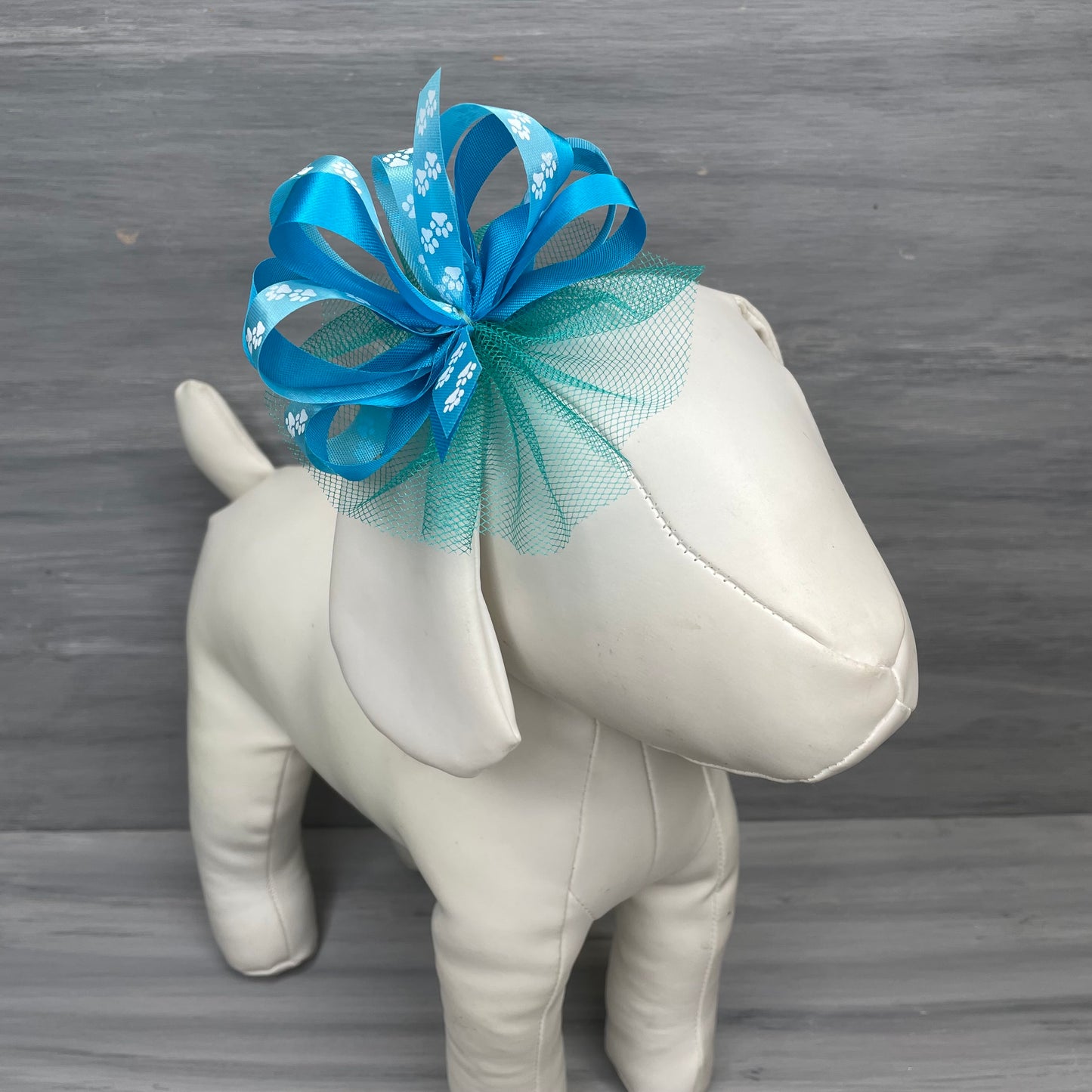 Paw Print Collar Bows -Collar Bows - 8 Extra Large Bows