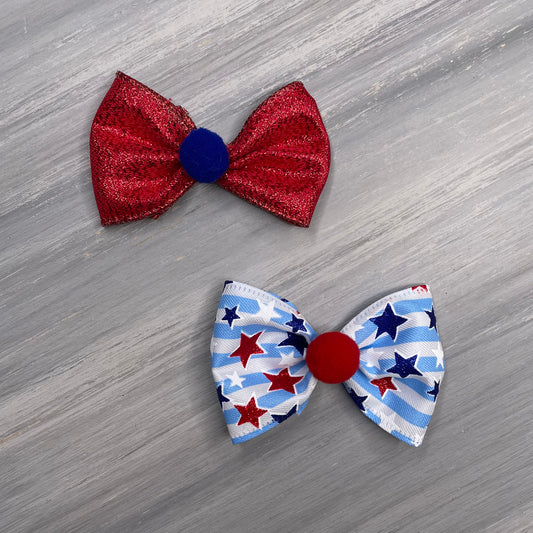 Stars and Stripes - Over The Top - 8 Large Bows