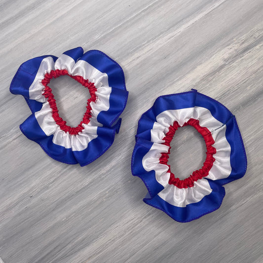 Red, White and Blue - 3 Fancy Frills - Small