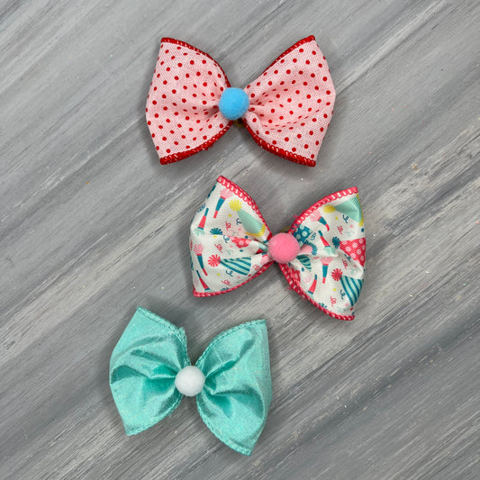 Pink Party - Over the Top - 8 Large Bows