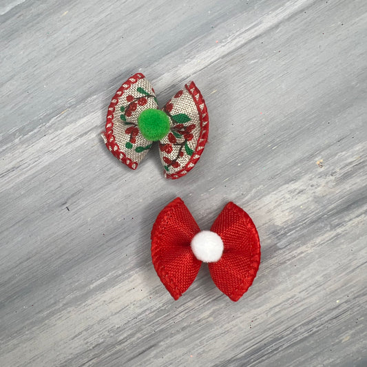 Holly - Tiny Topsy Turvy - 24 Tiny Bows