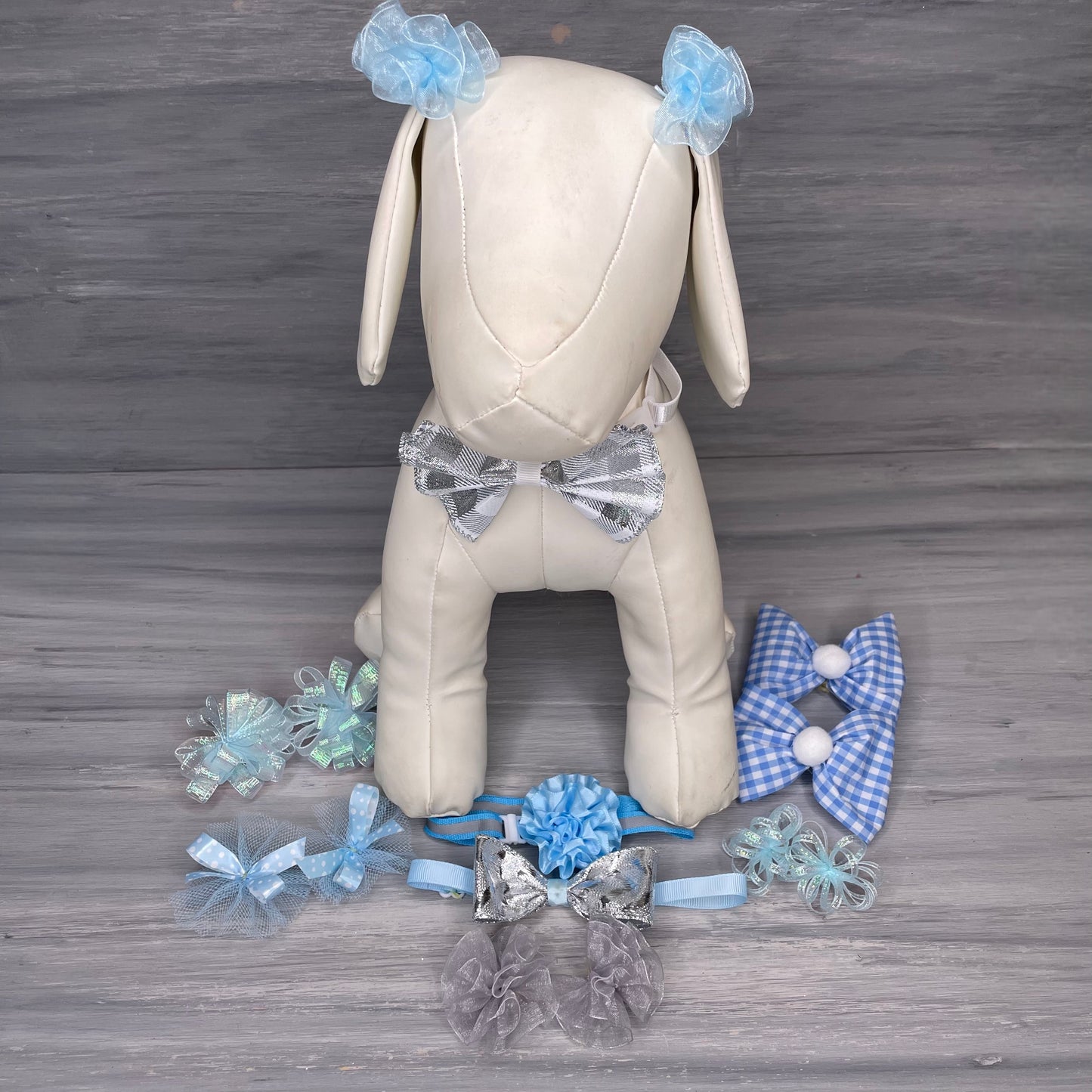 Icy Blue & Silver Luxe Collection - Medium- 15 Piece Assortment