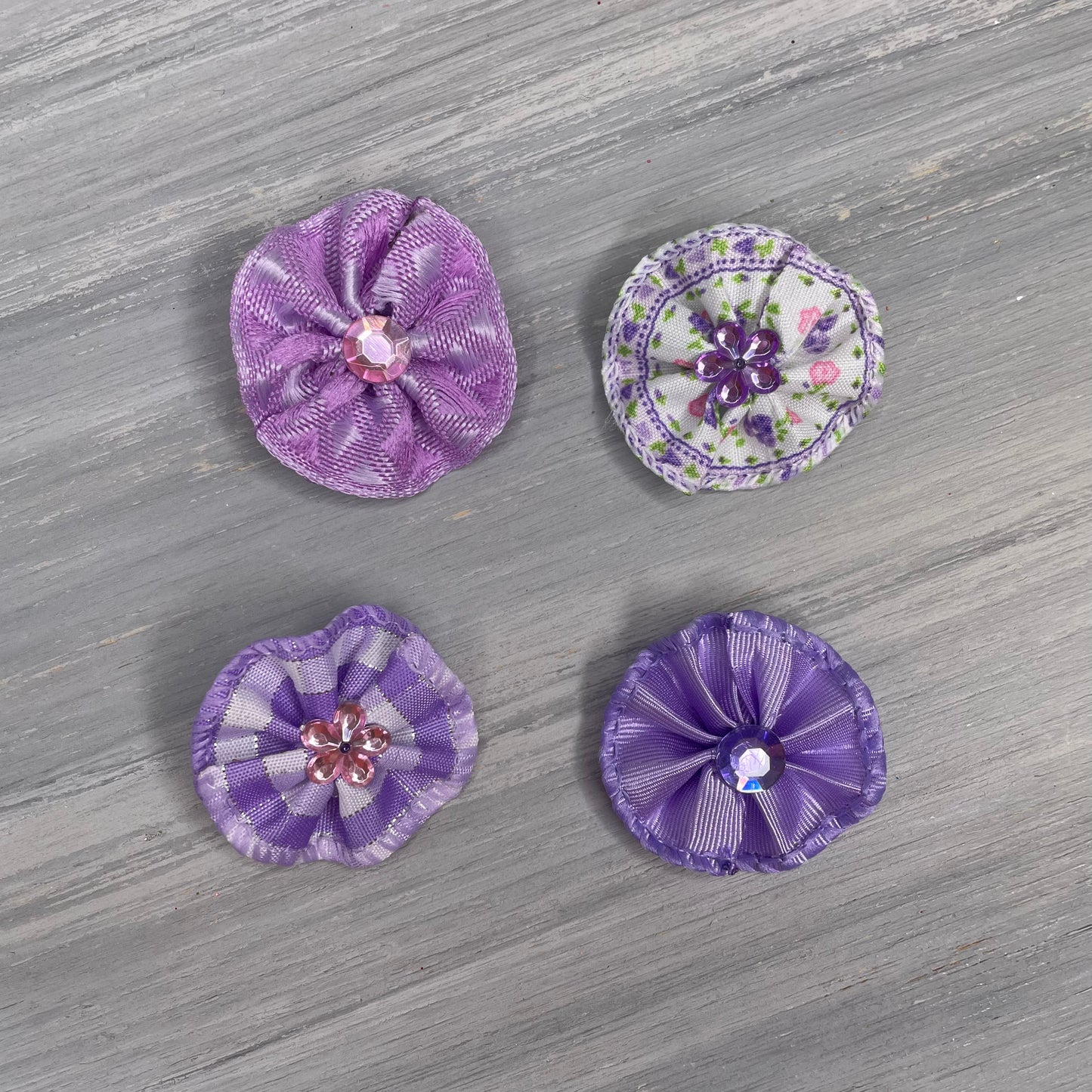 Lovely Lavender - Tiny Tedi Bows - 24 Tiny Bows