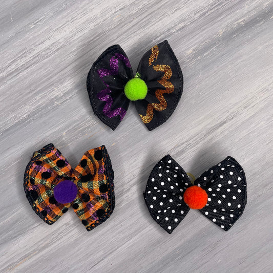 Spooky Pups - Topsy Turvy - 12 Medium Bows